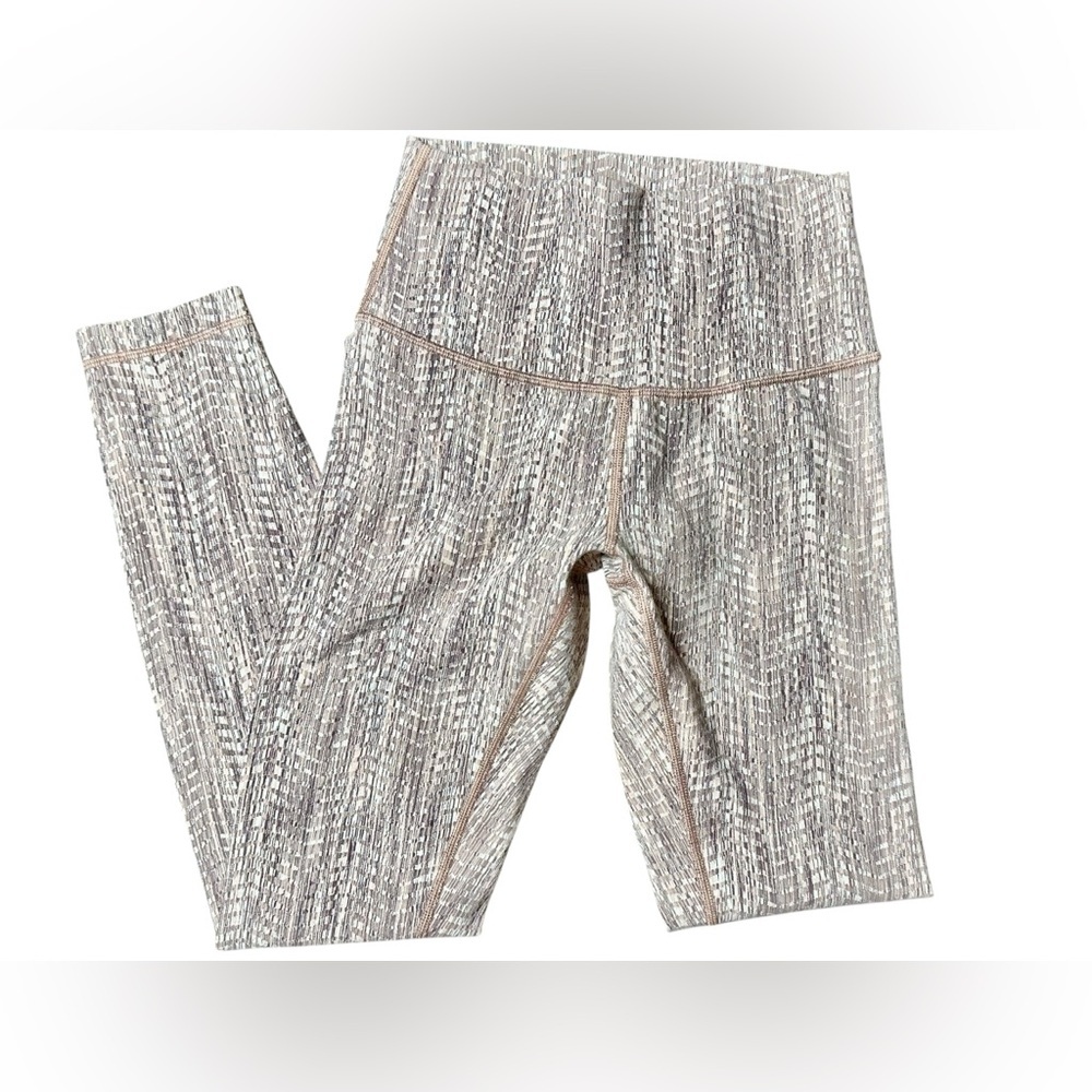 Lululemon Wunder Under HR Tight 25” Luxtreme Leggings 4 Static Jacquard